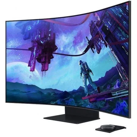 Samsung Odyssey Ark G97NC Monitor Gaming Curvo 55" 4K 165Hz 1ms VA Mini LED HDR10+ Smart TV Regulable Negro Samsung Odyssey Ark G97NC Monitor Gaming Curvo 55" 4K 165Hz 1ms VA Mini LED HDR10+ Smart TV Regulable Negro